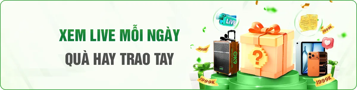 ok9 xem live mỗi ngày nhận quà khủng
